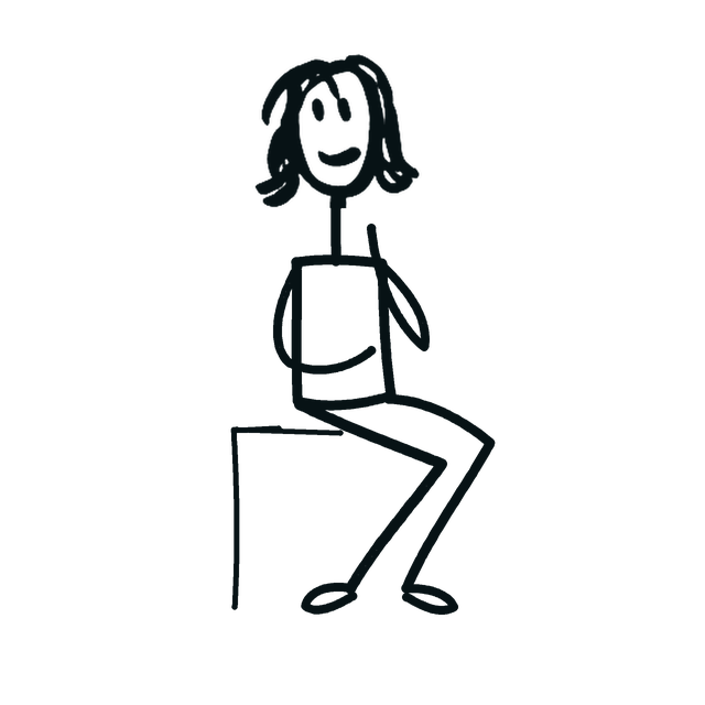Egor sitting thoughtfully with one line-arm by the chin